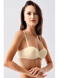 Padded Strapless Bra - 1