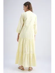 Printed Tiered Maxi Dress - 4