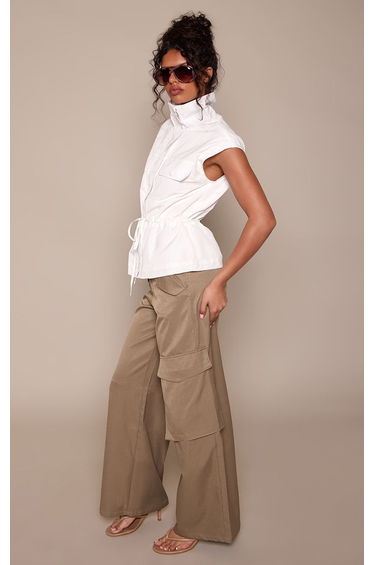 Khaki Utility Detail Cargo Trousers product thumbnail 2