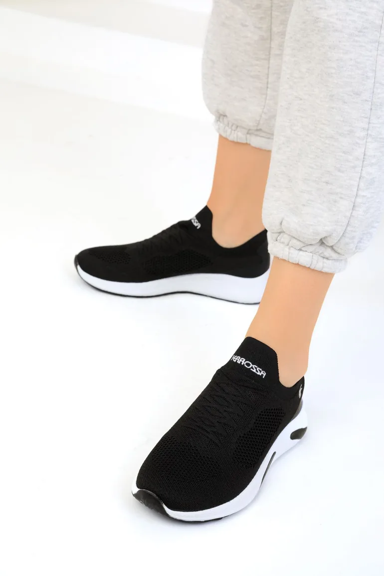 Women's Black Sneakers - 4
