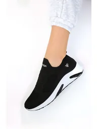 Women's Black Sneakers - 5