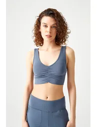 Crop Top - Gray - Plain
