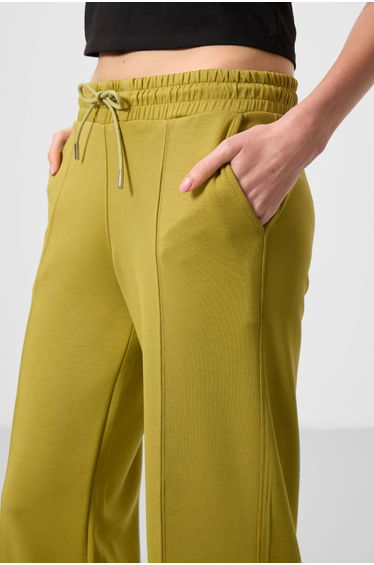 TOMMY Textured Wide Leg Palazzo Pants with Drawstring Waist product thumbnail 4
