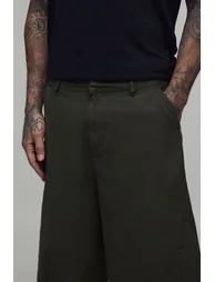 Tall Barrel Leg Chino - khaki - 3