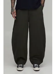 Tall Barrel Leg Chino - khaki - 1