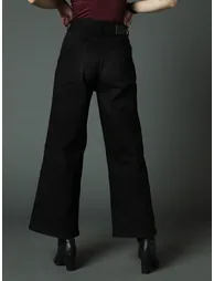 Mid Rise Wide Leg Jeans - 2