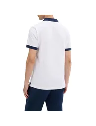 Ellesse Mens Lessepsia Polo Shirt - White/Navy - 1
