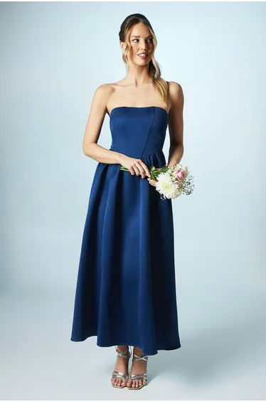 Structured Satin Corset Dress