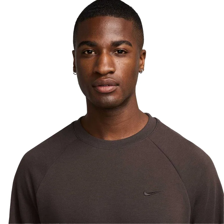 Nike Mens Primary Dri-FIT UV Protection Sweatshirt - Brown - 2