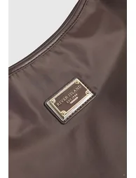 Brown Nylon Slouch Shopper Bag - 3