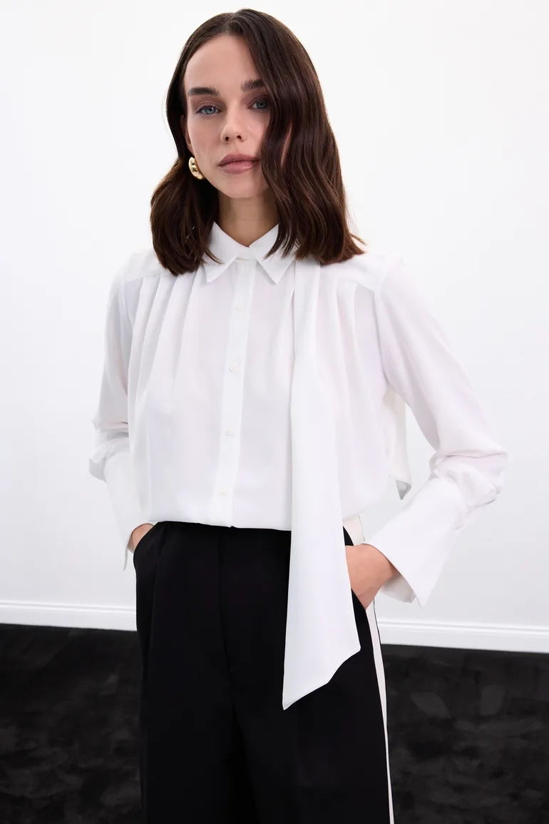 Scarf Shirt - 5