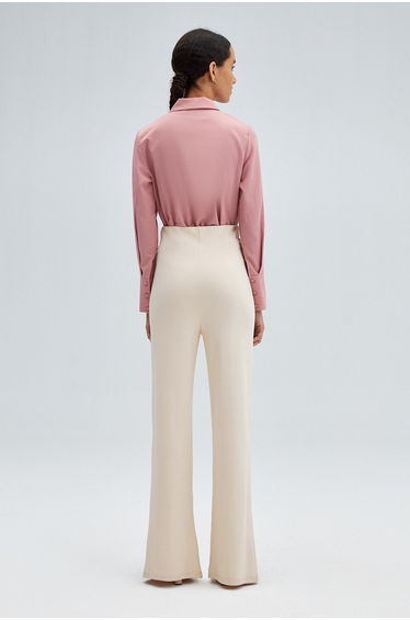 SLIT DETAILED JERSEY TROUSERS product thumbnail 4