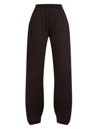 Tall Black Drawstring Wide Leg Joggers - 2