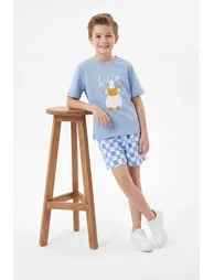 Blue Boy's Pajama Set - 1