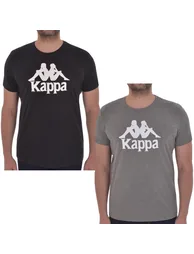 Kappa Mens Authentic Estessi Slim Fit Short Sleeve Roundneck T-Shirt Tee Top - 1