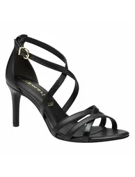 Sandals with Heel and Square Toe - 1
