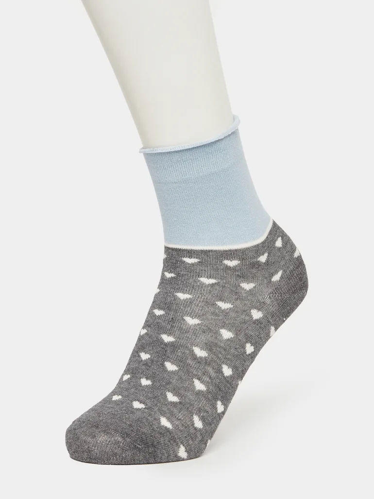 Pack of 5 - Kids Ribbed Ankle Socks - 5