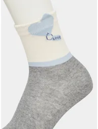 Pack of 5 - Kids Ribbed Ankle Socks - 4