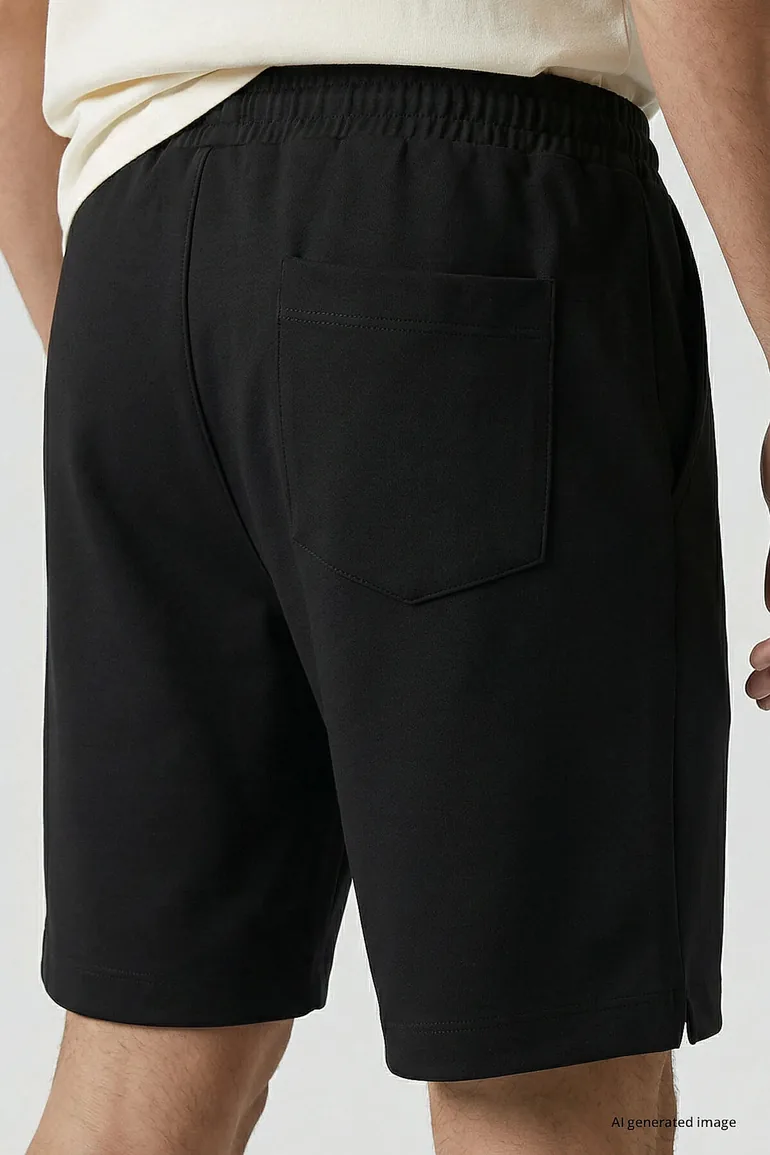 TOMMY Men's Polyester-Elastane Shorts - 4
