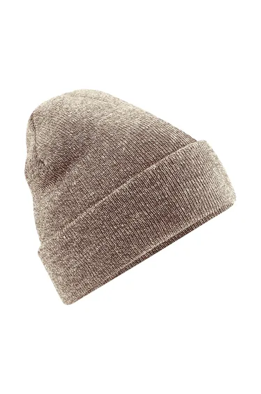 Beechfield Unisex Original Cuffed Beanie Winter Hat - Heather Oatmeal