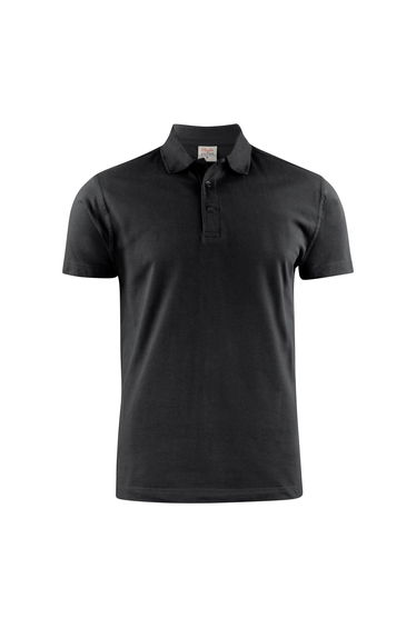 Printer Mens Surf Light RSX Melange Polo Shirt - Black