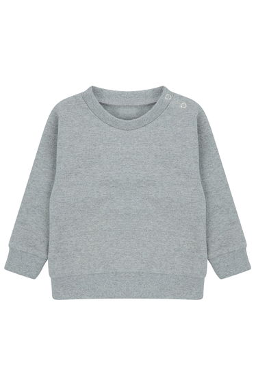 Larkwood Baby Sustainable Sweatshirt - Heather Grey