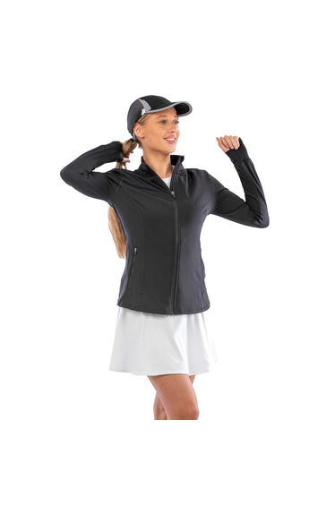 Spiro Womens/Ladies Fitness Jacket - Black