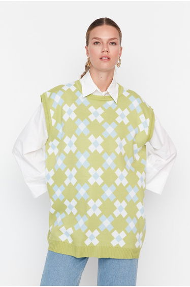 Sweater - Green - Oversize