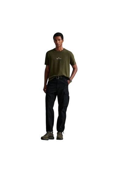 Ralph Lauren Mens Crew Neck Short-Sleeved T-Shirt - Olive