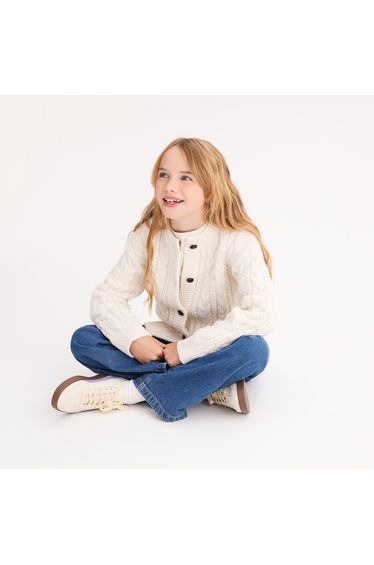 Chunky Cable Knit Cardigan