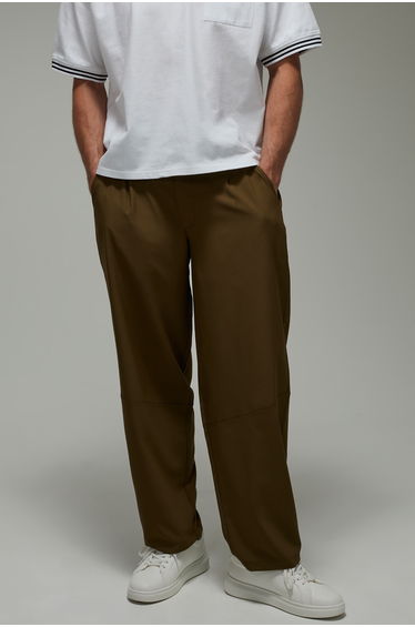 Active Oversized Golf Trousers - khaki