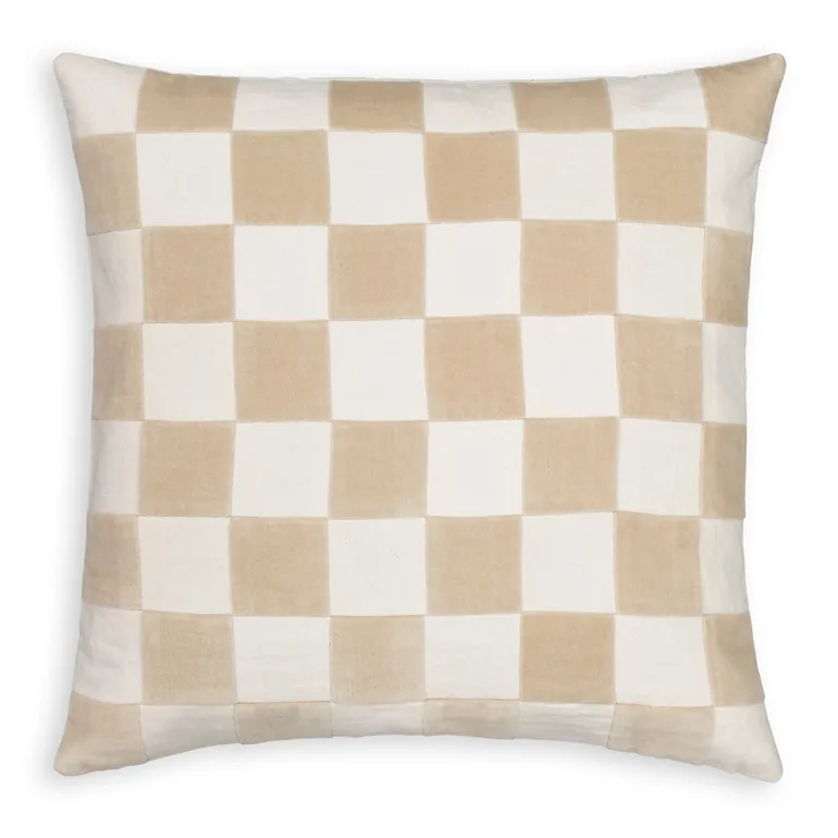 LysmÃ©e 40 x 40cm Checkerboard 100% Cotton Cushion Cover