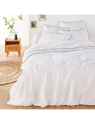 Léone Washed Linen Flat Sheet - 1