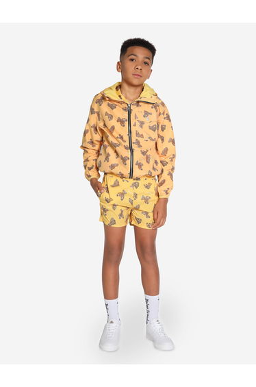 Boys AOP PA Bears Windbreaker in Yellow