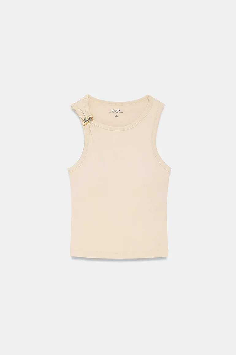DILVIN Sleeveless Slim-fit Cami Blouse - 4