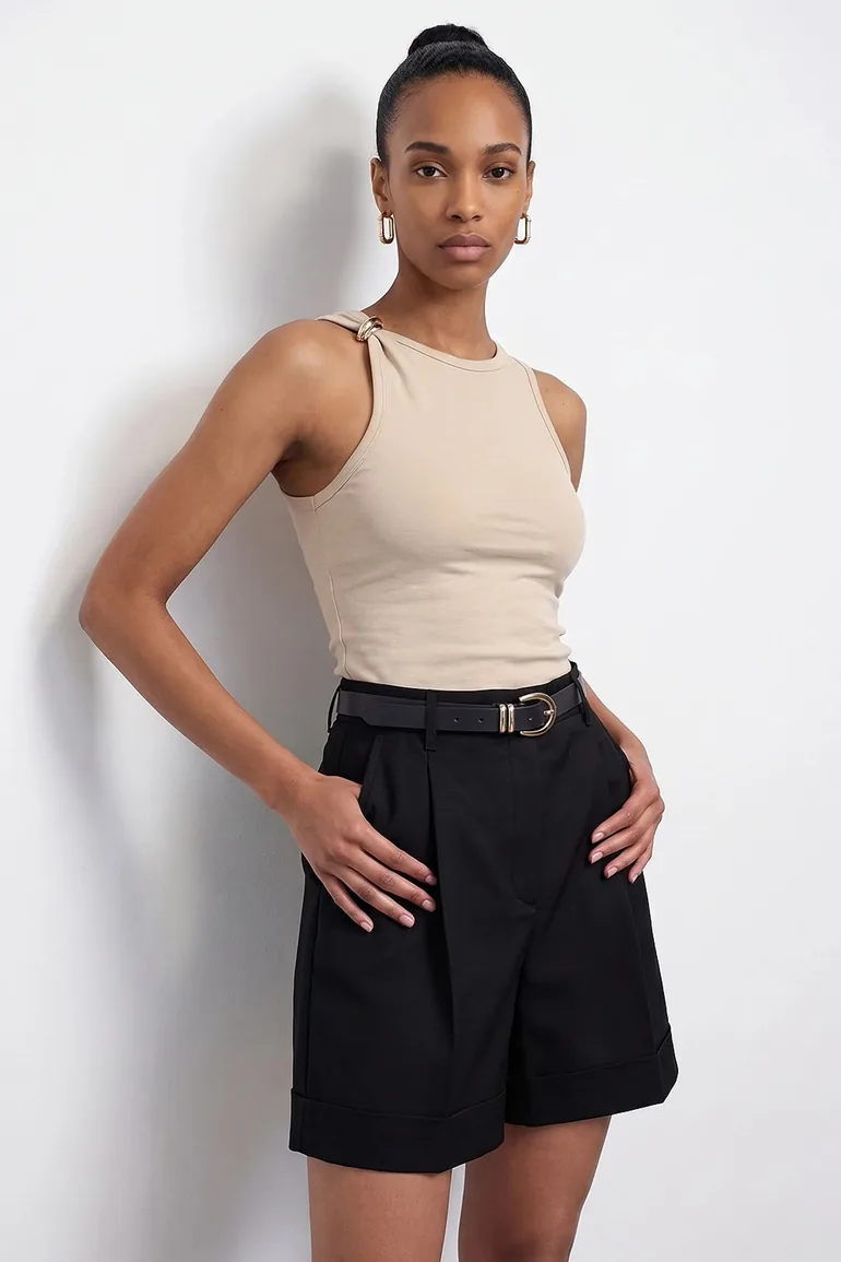 DILVIN Sleeveless Slim-fit Cami Blouse - 2