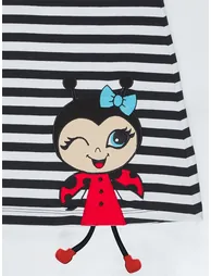 Ugurlu Girls Striped Dress - 3
