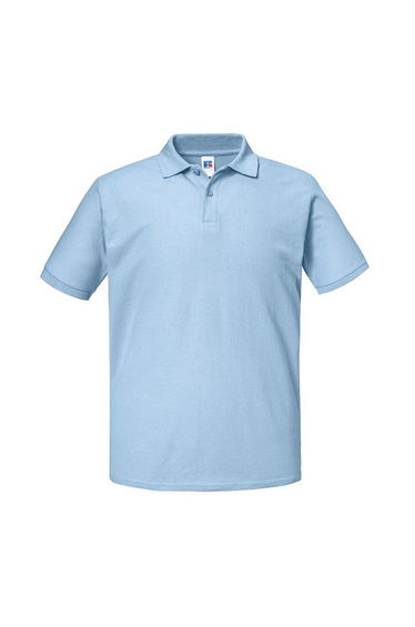 Russell Mens Authentic Eco Polo Shirt - Sky