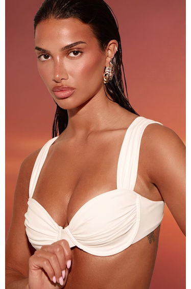 White Underwired Bikini Top