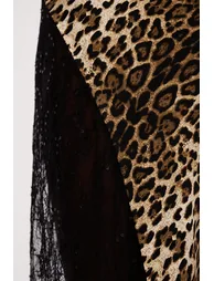 Elif Lace Leopard Maxi Dress - 5
