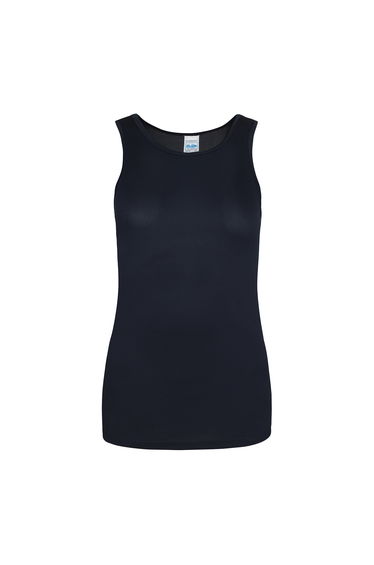 AWDis Just Cool Girlie Fit Sports Ladies Vest / Tank Top - French Navy