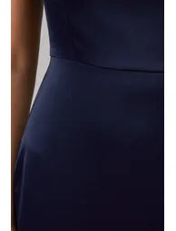 Debut London by Coast Angel Sleeve Square Neckline Satin Bridesmaids Maxi Dress - 3