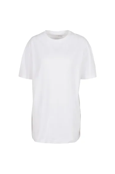 Womens/Ladies Boyfriend Oversized T-Shirt - White