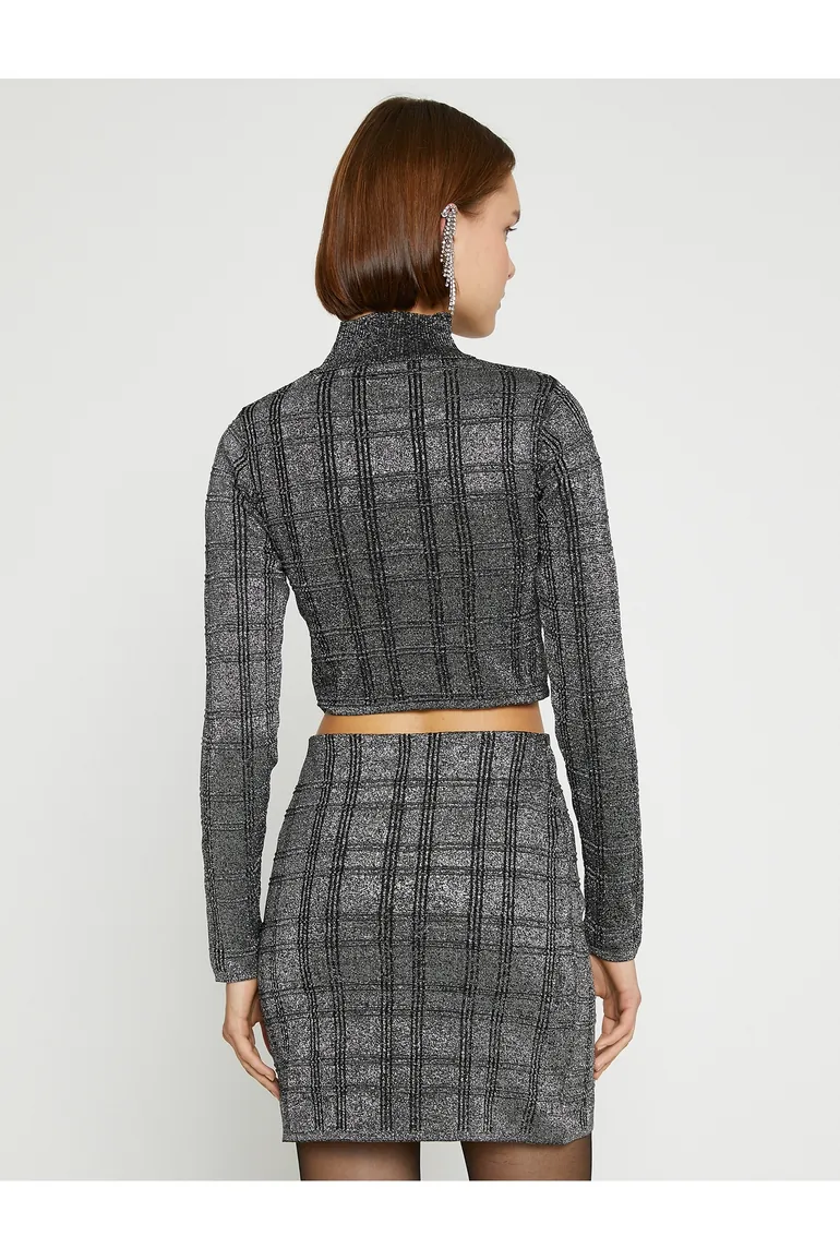 Women's Gray Sweater - 4