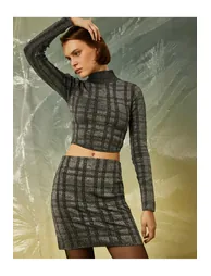 Women's Gray Sweater - 1