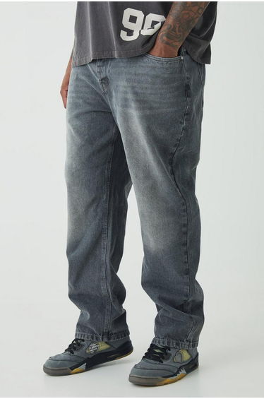 Plus Straight Rigid Jean