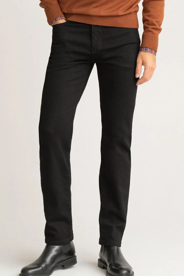 Ecowash Regular Fit Jeans, Mid Rise Length 32''