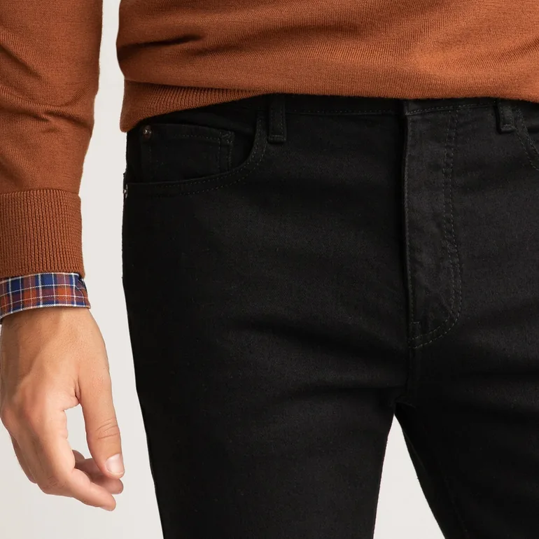 Ecowash Regular Fit Jeans, Mid Rise Length 32'' - 2