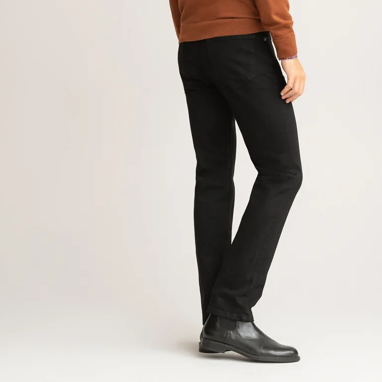Ecowash Regular Fit Jeans, Mid Rise Length 32'' - 3