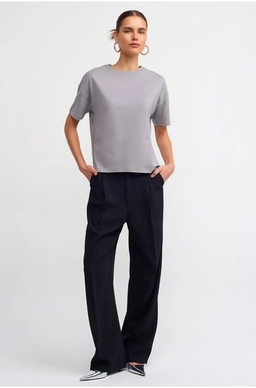 DILVIN Women's Cotton Crew Neck T-Shirt